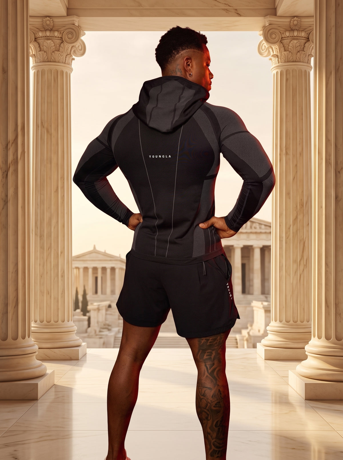 8061 - Apex Compression Zip-Ups Black