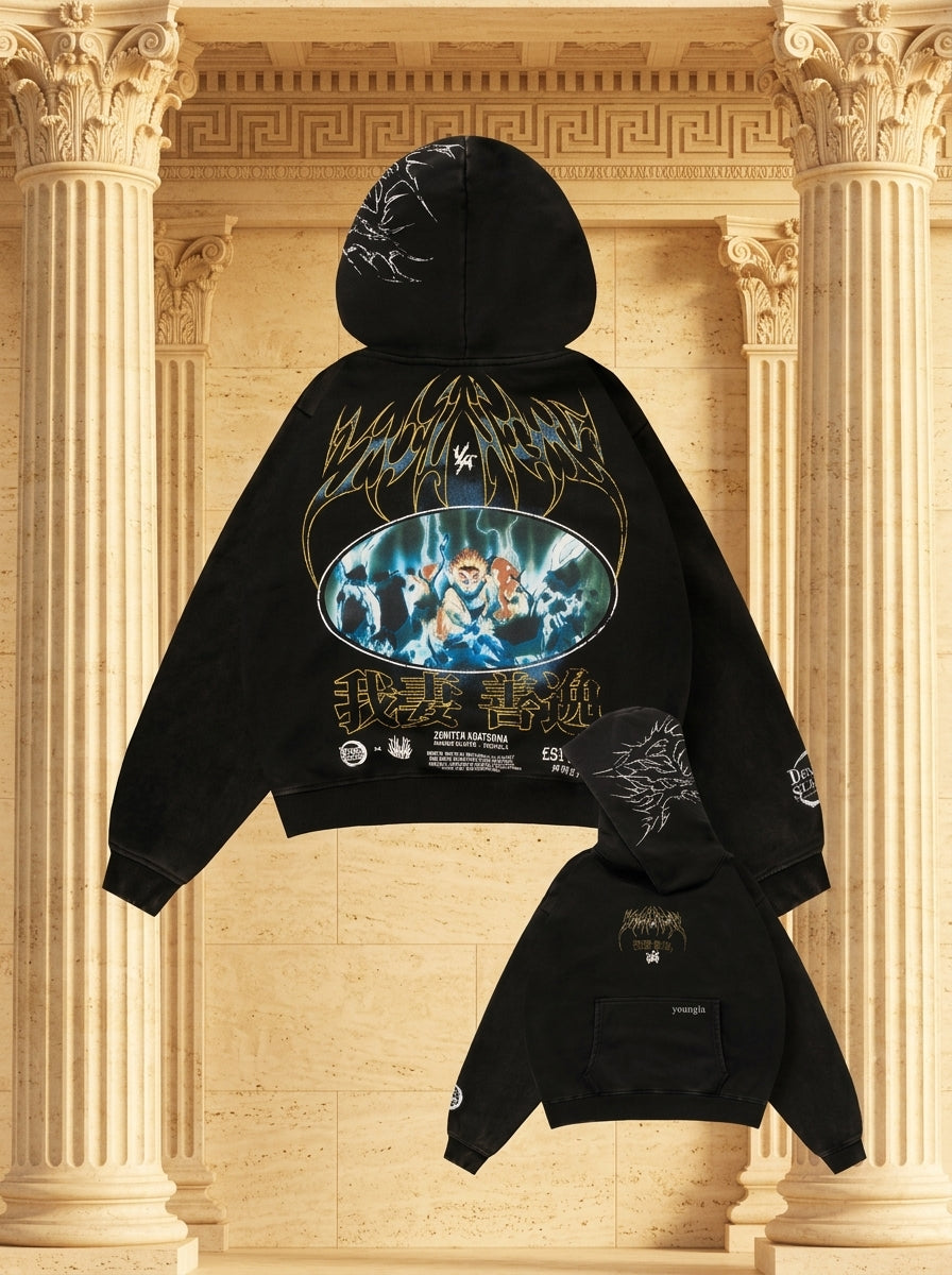5068 - Demon Slayer: Kimetsu no Yaiba - Hoodies Thunderclap and Flash