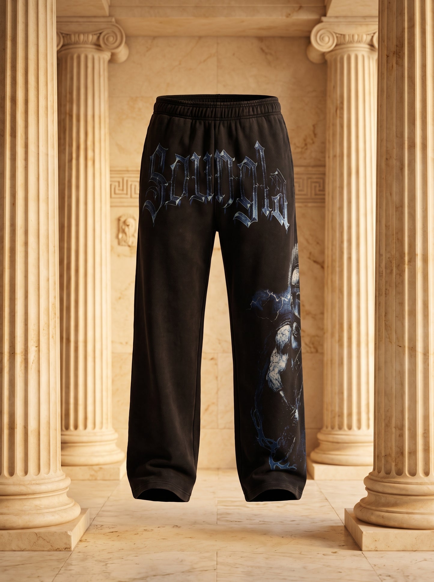 2097 - YLA x Axel - Spartan Sweats Black/Blue