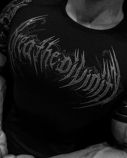 Void Tech™ Armored Short Sleeve Compression [VOID BLACK]