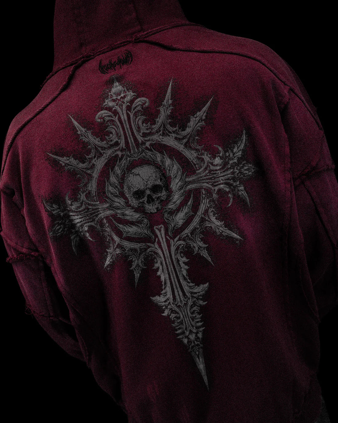Ruined Oversized Zip-up Hoodie [VIOLA]