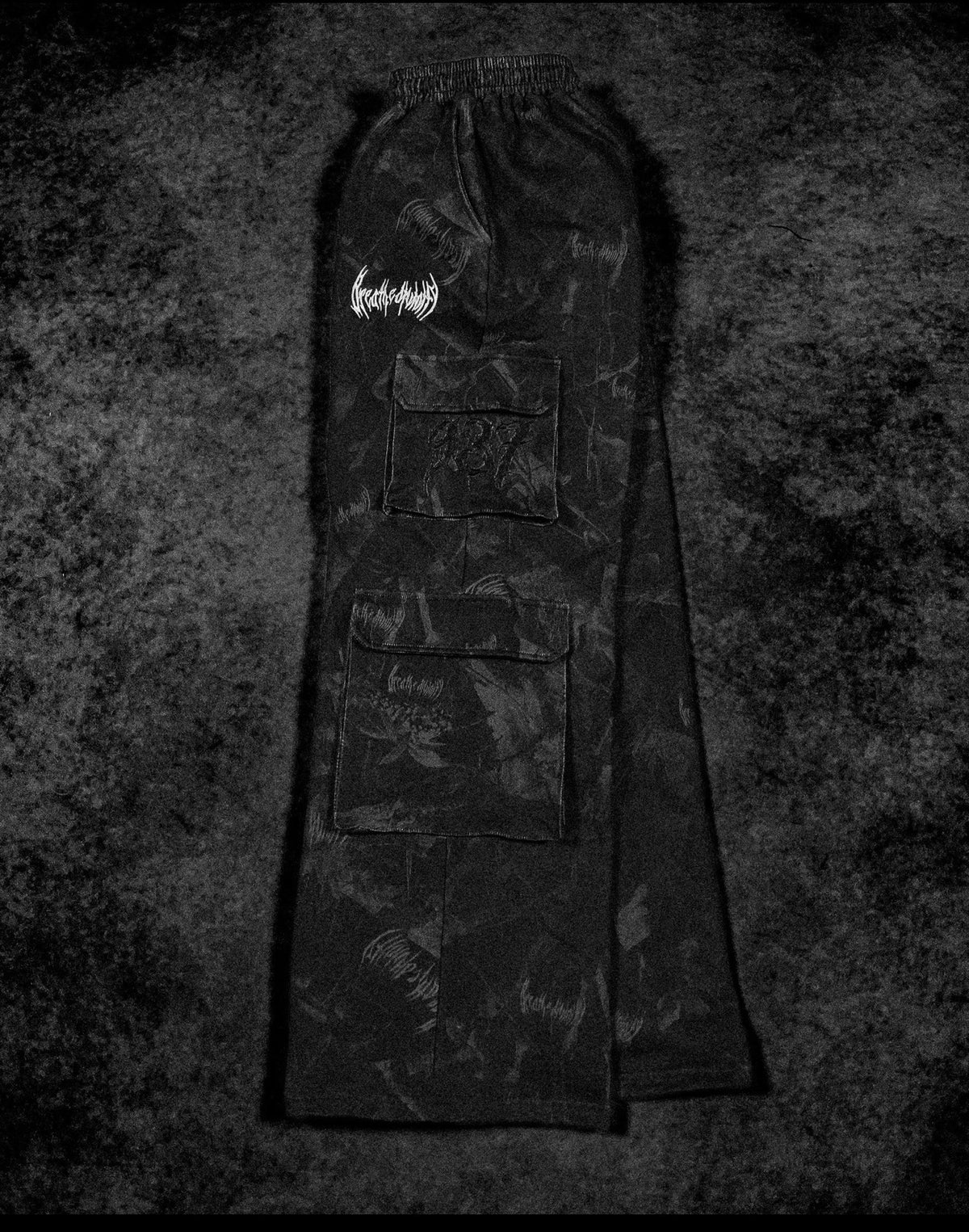 Camo Oversized Luxury Cargos [NIGHTSHADE CAMO]