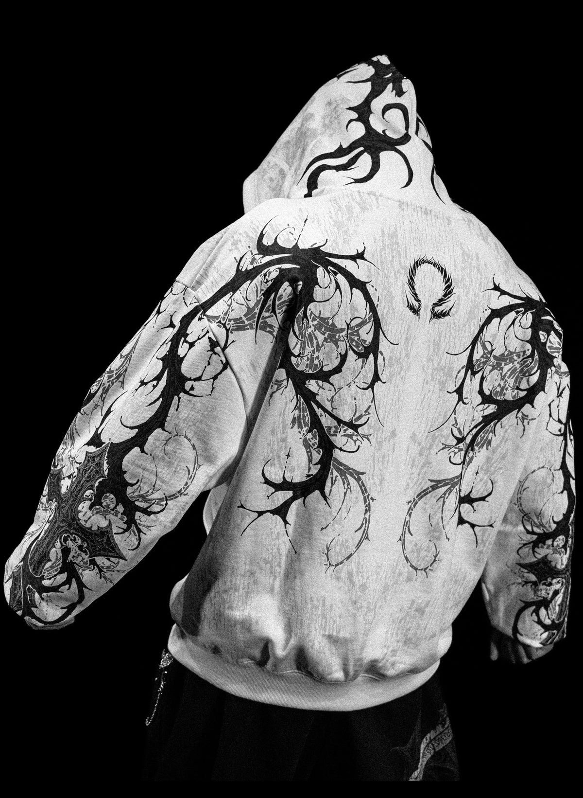Sanctuary Oversized Zip-up Hoodie [DIVINE WHITE]