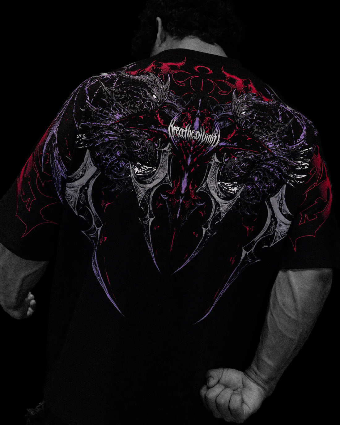 Shadow Monarch Oversized T-shirt [PHANTOM]
