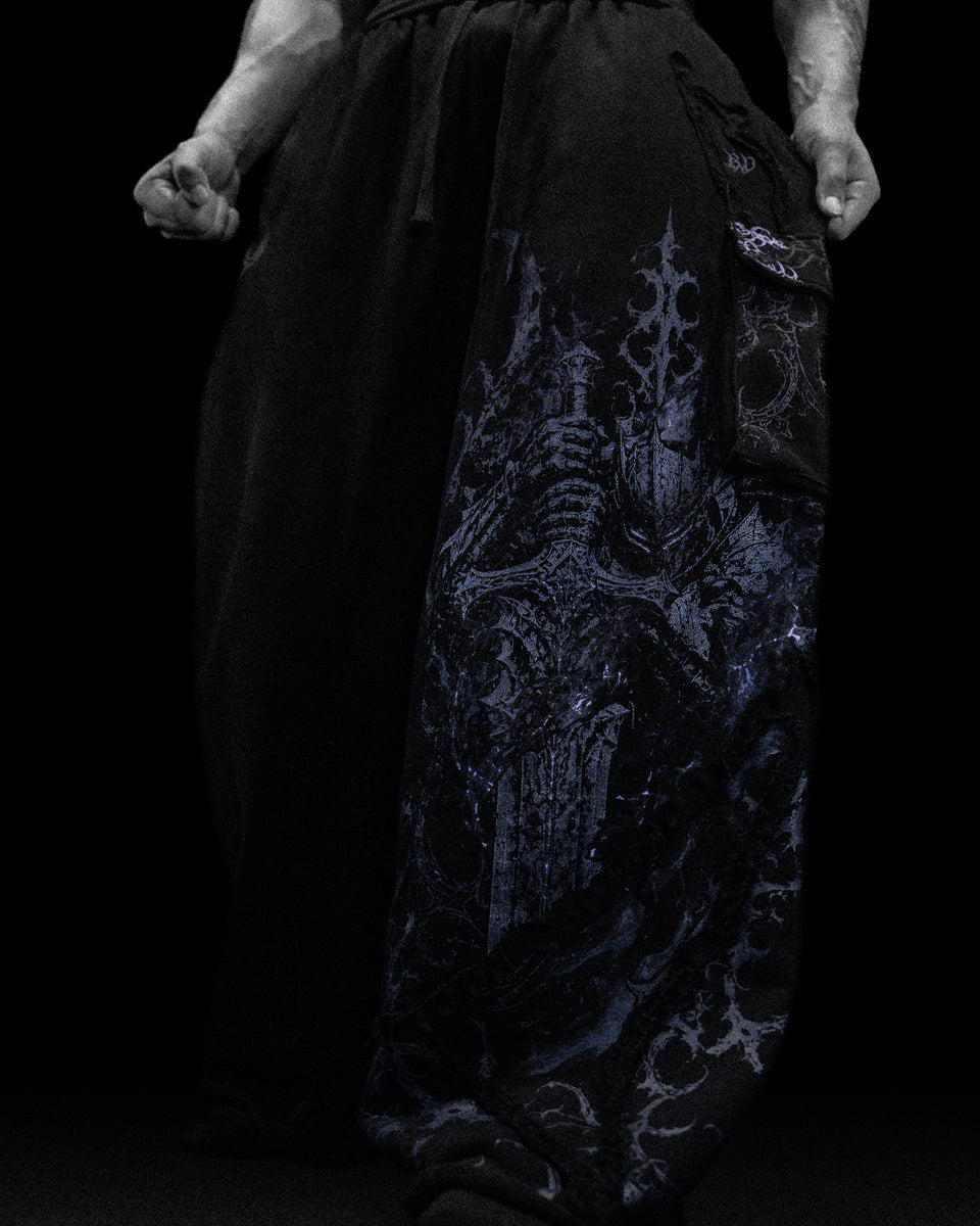 Mens Tarnished Uncuffed Luxury Cargos [DUSK]