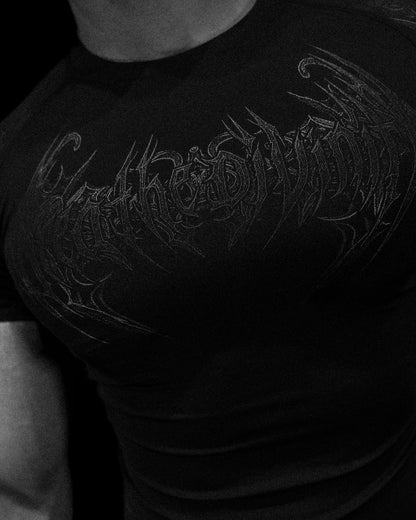 Void Tech™ Armored Short Sleeve Compression [DARKNESS]