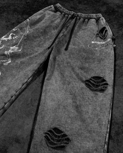 Deathwish Luxury Tarnished Uncuffed Cargos [VINTAGE]
