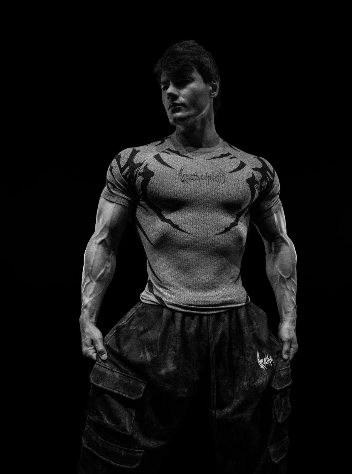 Doom Tech™ Armored shortsleeve Compression [DIVINE WHITE]