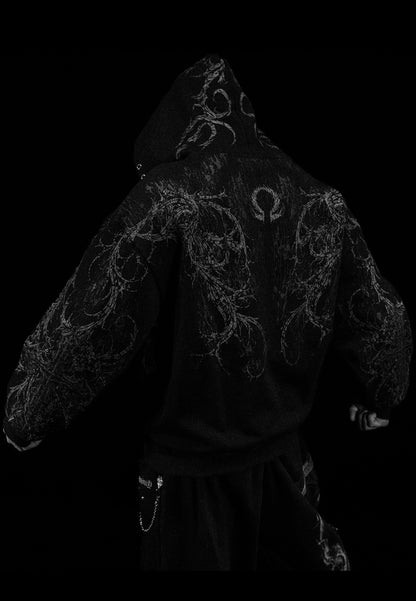 Sanctuary Oversized Zip-up Hoodie [VOID BLACK]