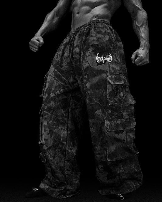 Camo Oversized Luxury Cargos [SPECTRE CAMO]
