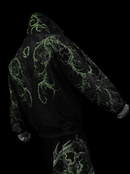 Sanctuary Oversized Zip-up Hoodie [DECAY]