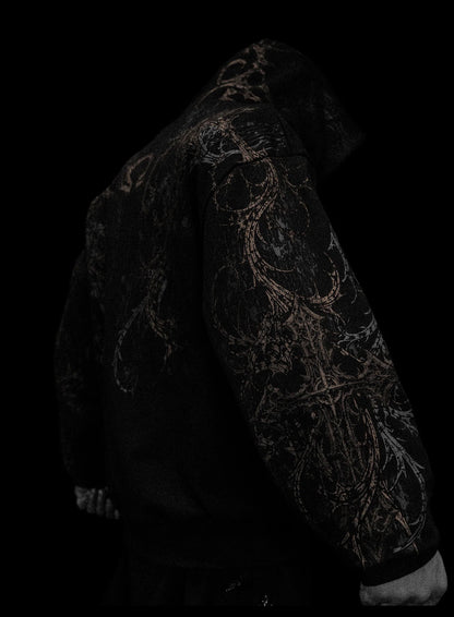 Sanctuary Oversized Zip-up Hoodie [WITHER]