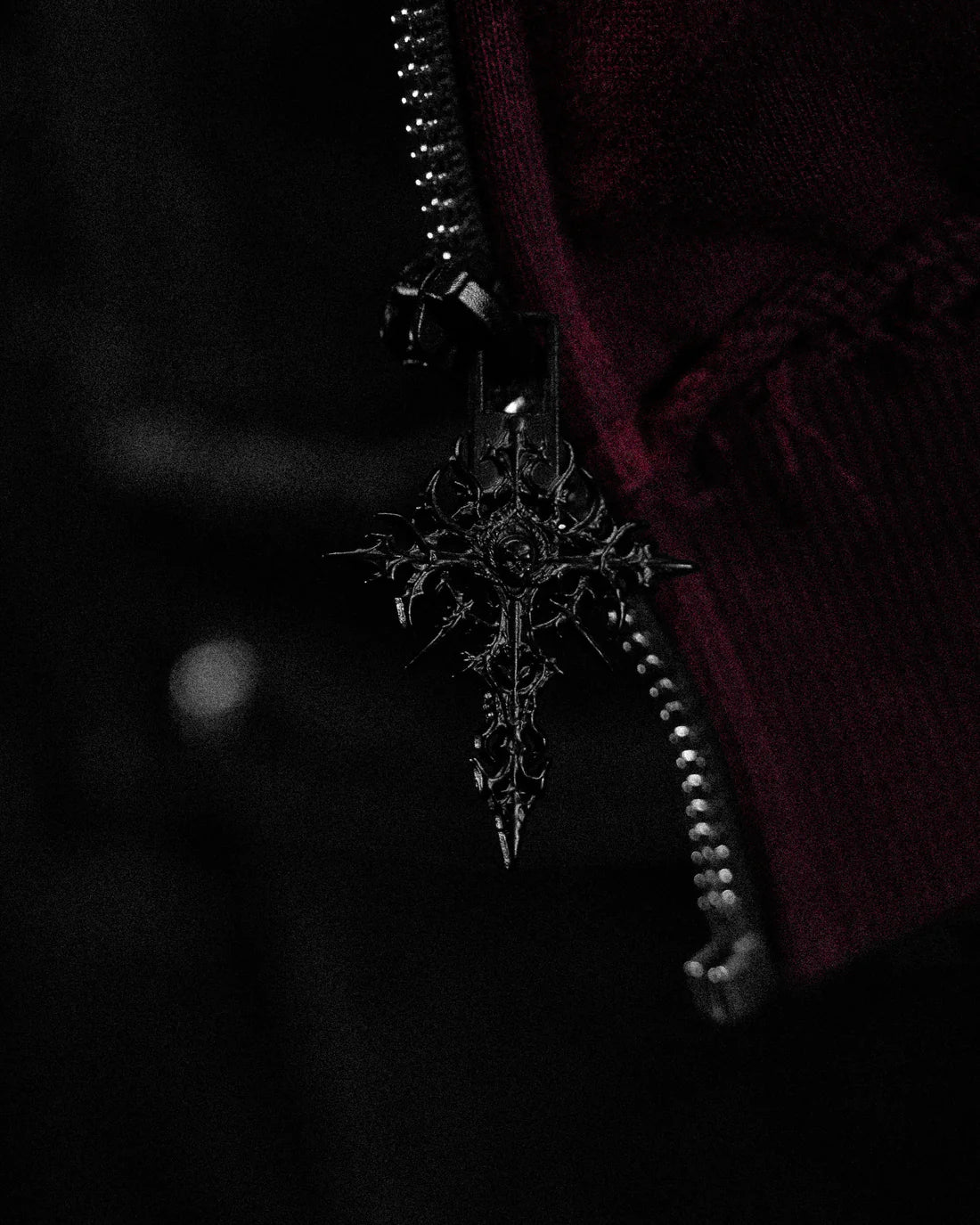 Ruined Oversized Zip-up Hoodie [VIOLA]