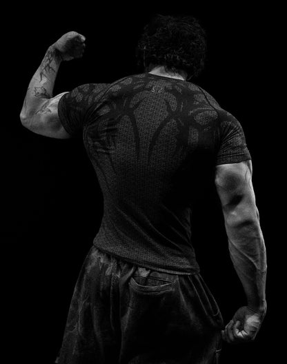 Doom Tech™ Armored shortsleeve Compression [MIDNIGHT]