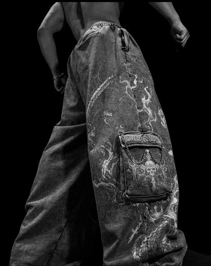 Deathwish Luxury Tarnished Uncuffed Cargos [VINTAGE]