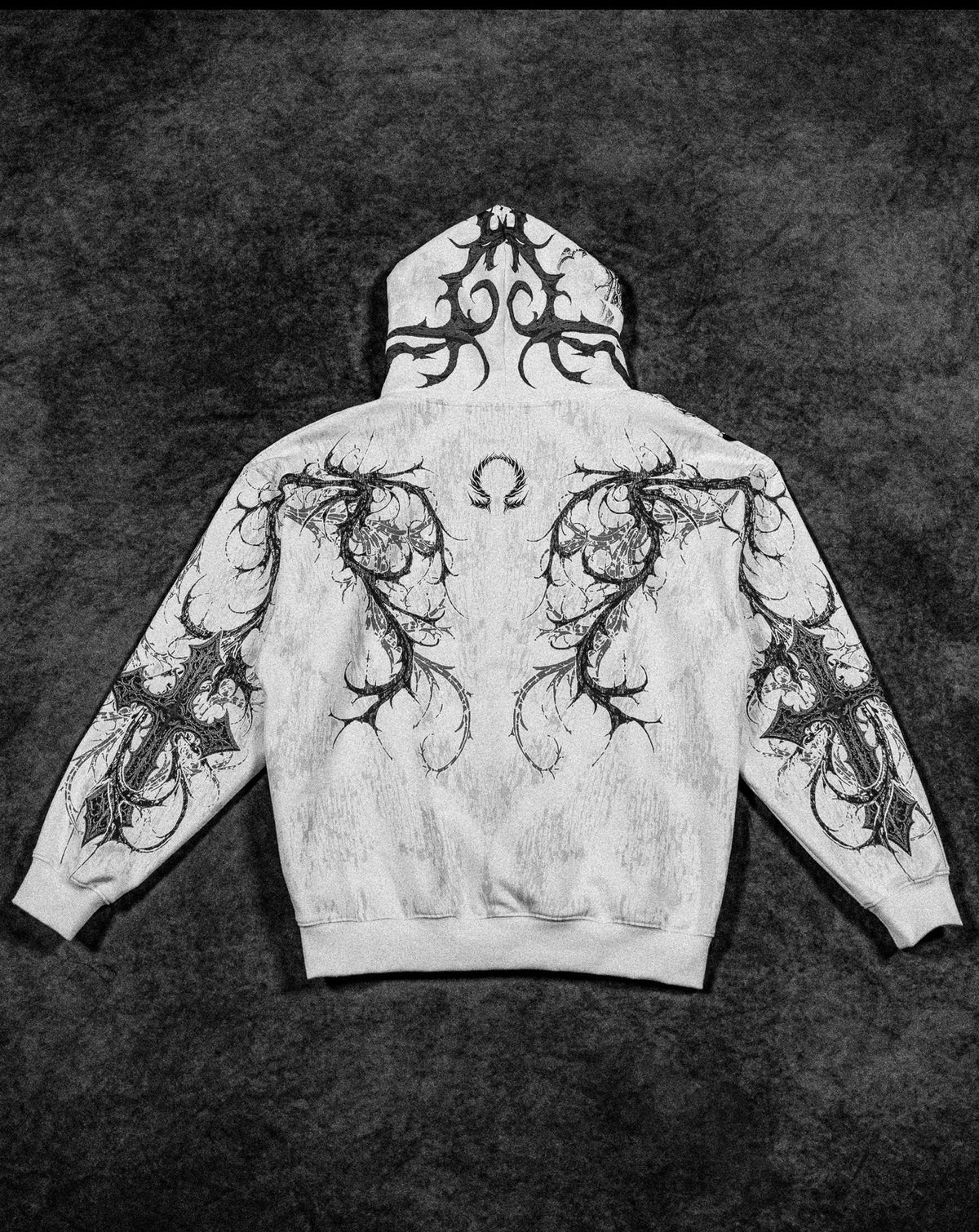 Sanctuary Oversized Zip-up Hoodie [DIVINE WHITE]