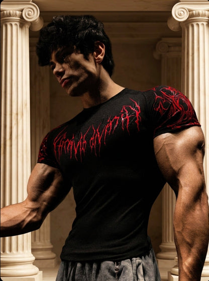 Void Tech™ Venom Texture shortsleeve Compression [NIGHTMARE]