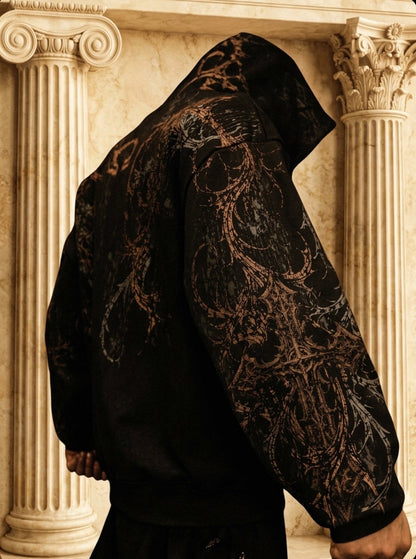 Sanctuary Oversized Zip-up Hoodie [WITHER]