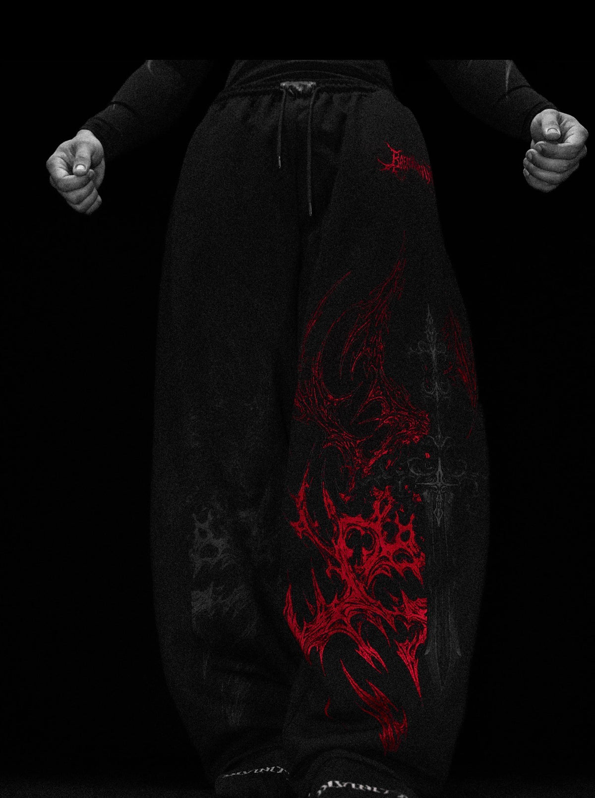 Shadowflame Uncuffed Sweatpants [NIGHTMARE]