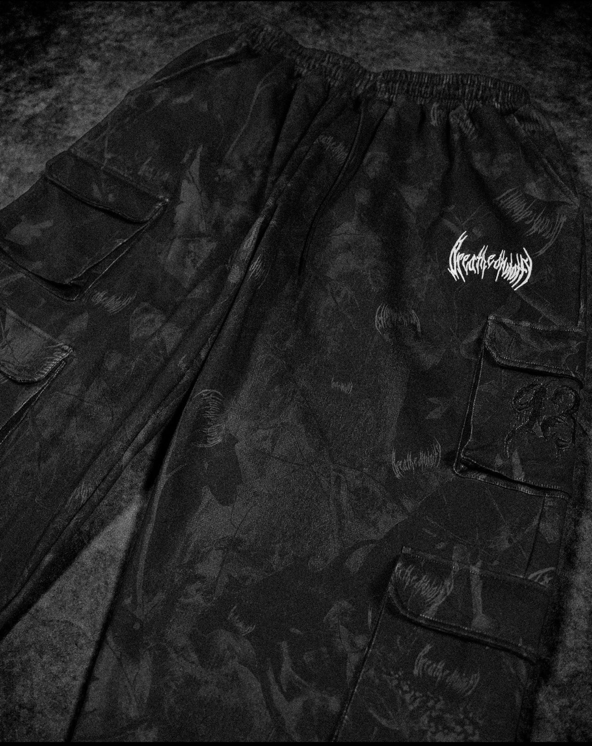 Camo Oversized Luxury Cargos [NIGHTSHADE CAMO]