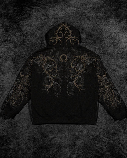 Sanctuary Oversized Zip-up Hoodie [WITHER]