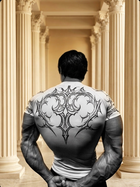Void Tech™ Venom Texture shortsleeve Compression [DIVINE WHITE]