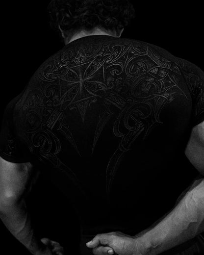 Void Tech™ Armored Short Sleeve Compression [DARKNESS]