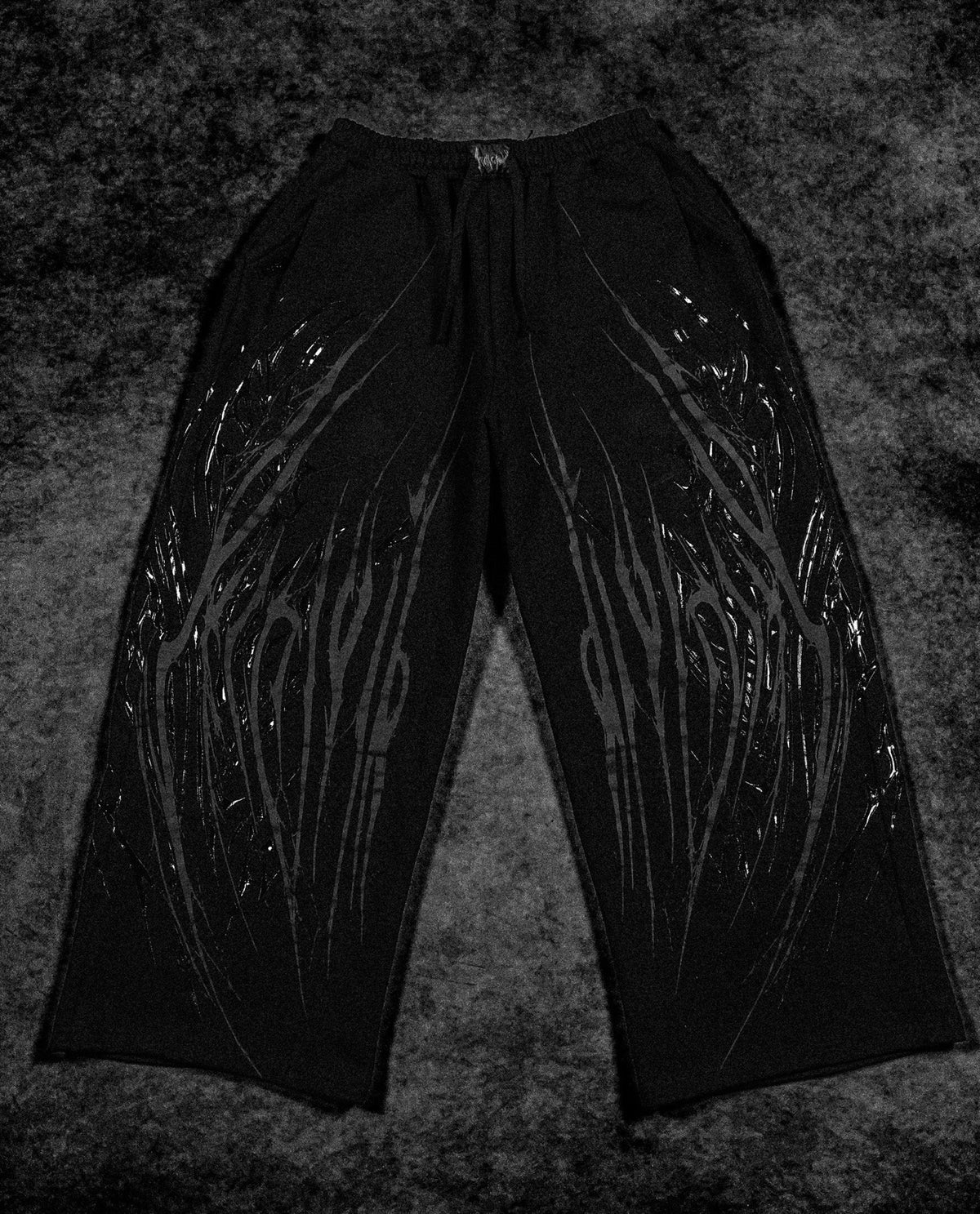 Venom Texture Symbiote Banana sweatpants [DARKNESS]