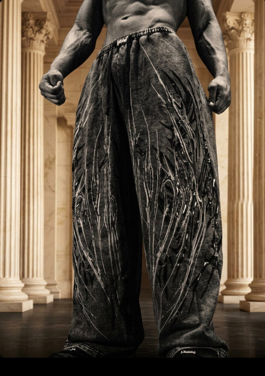 Venom Texture Symbiote Banana sweatpants [VINTAGE]