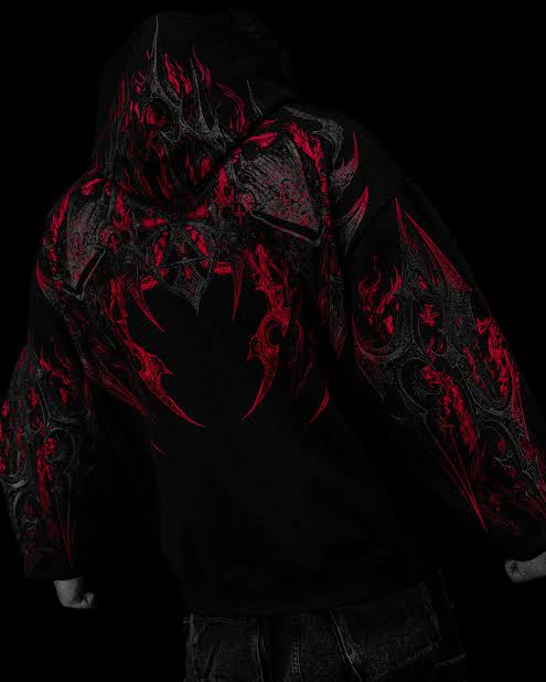Berserker Oversized Zip-up Hoodie [NIGHTMARE]