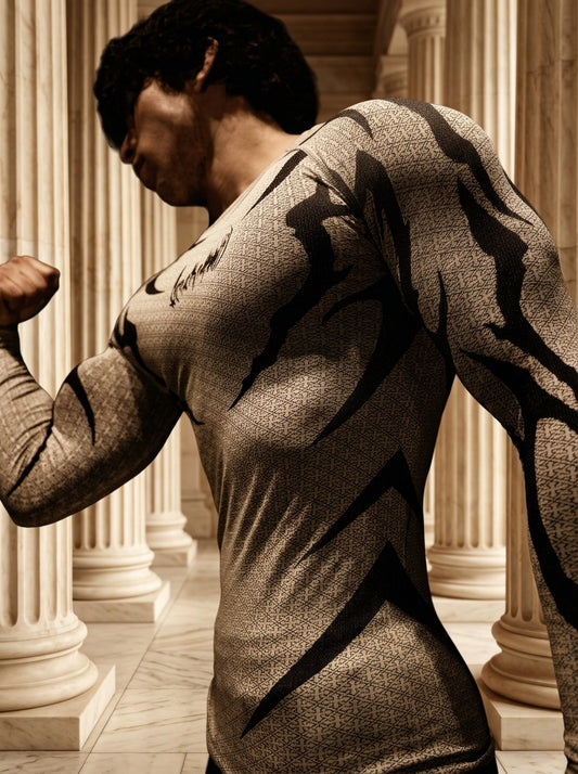 Doom Tech™ Armored Longsleeve Compression [DIVINE WHITE]