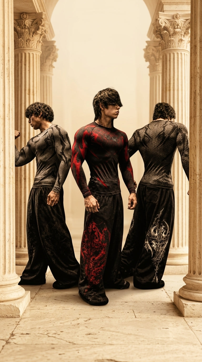 Doom Tech™ Armored Longsleeve Compression [DARKNESS]
