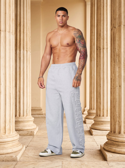 2093 - Patchwork Sweats Heather Grey
