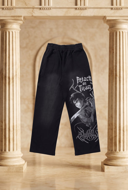 2128 - AOT© x YLA Baggy Joggers Eren Sword