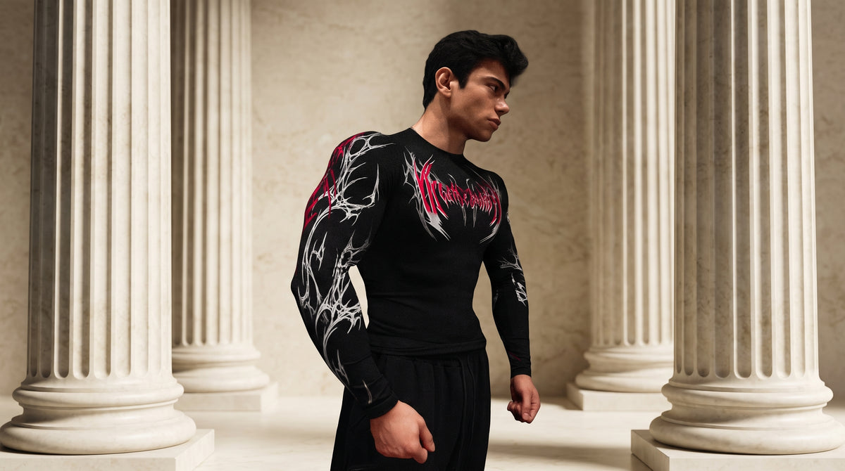 Void Tech™ Prototype X Longsleeve Compression [HEAVENLY RED]