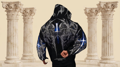 Death Blight Oversized Zip-Up Hoodie [PULSE]