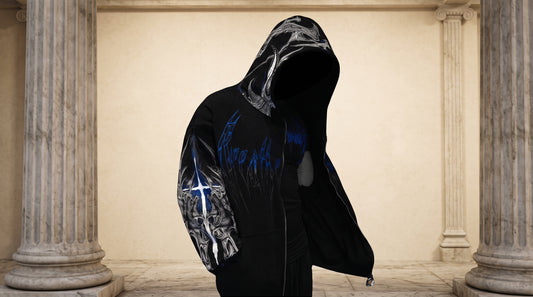 Death Blight Oversized Zip-Up Hoodie [PULSE]