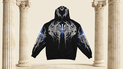 Death Blight Oversized Zip-Up Hoodie [PULSE]