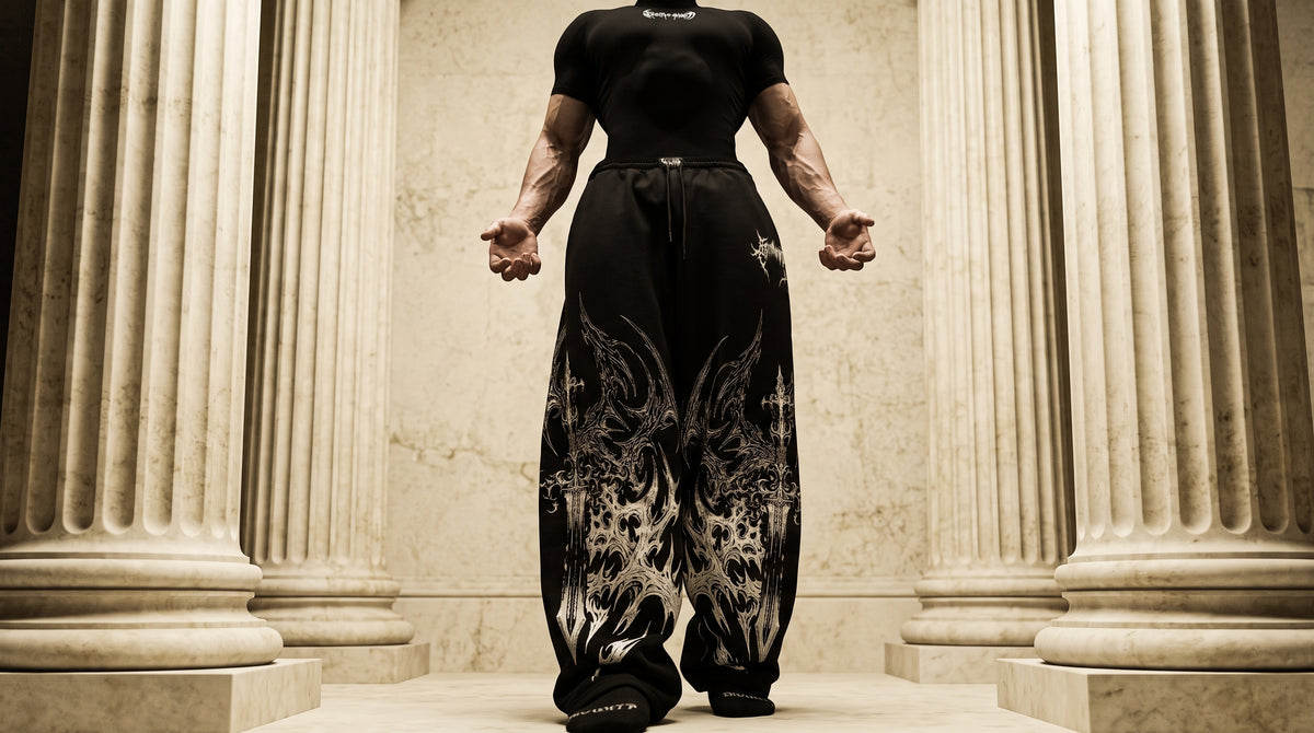 Shadowflame Uncuffed Sweatpants [VOID BLACK]