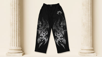Shadowflame Uncuffed Sweatpants [VOID BLACK]