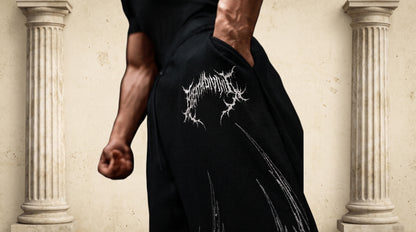 Shadowflame Uncuffed Sweatpants [VOID BLACK]