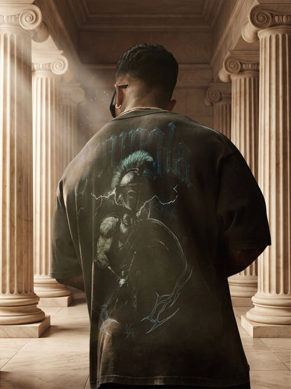 4135 - YLA x Axel - Spartan Tees Black/Blue