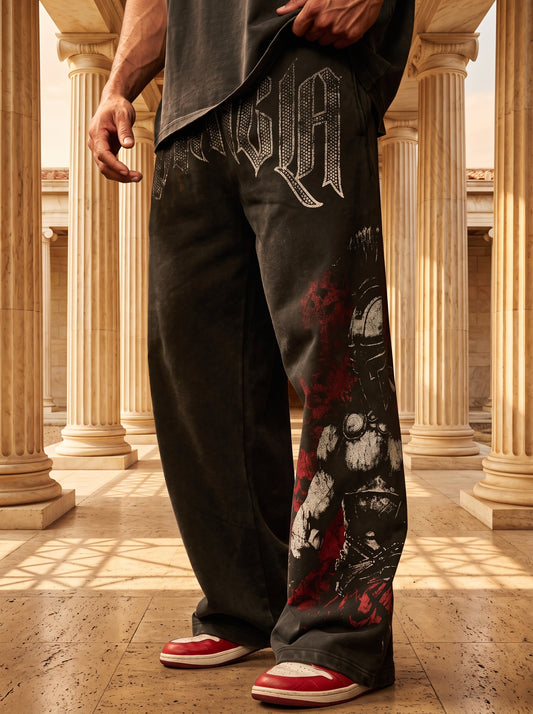 2097 - YLA x Axel - Spartan Sweats Black/Red