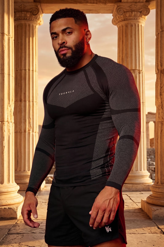 8055 - Apex Compression Longsleeves Black