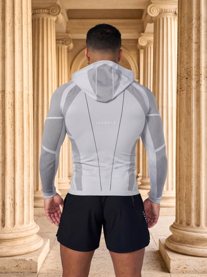 8061 - Apex Compression Zip-Ups Grey