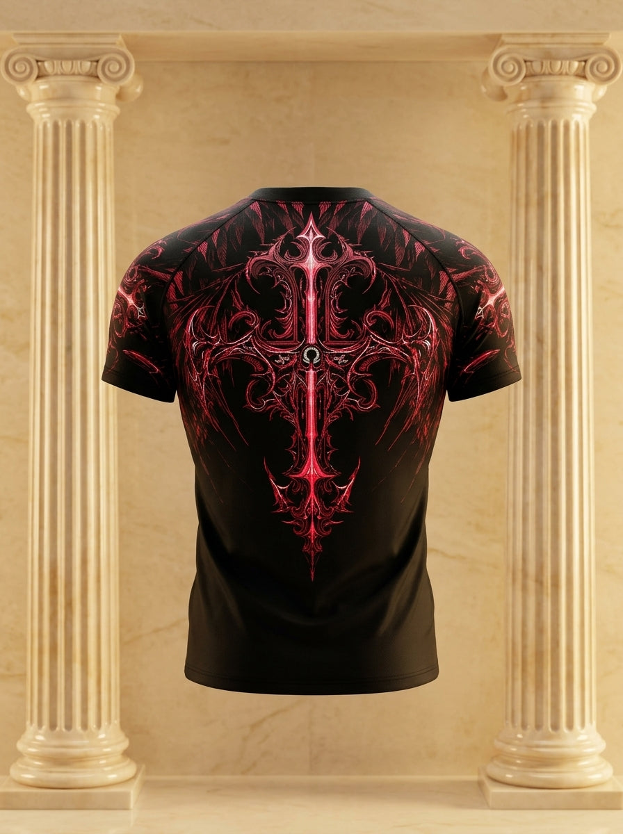 Void Tech™ Fallen Knight Short Sleeve Compression [RUBY]