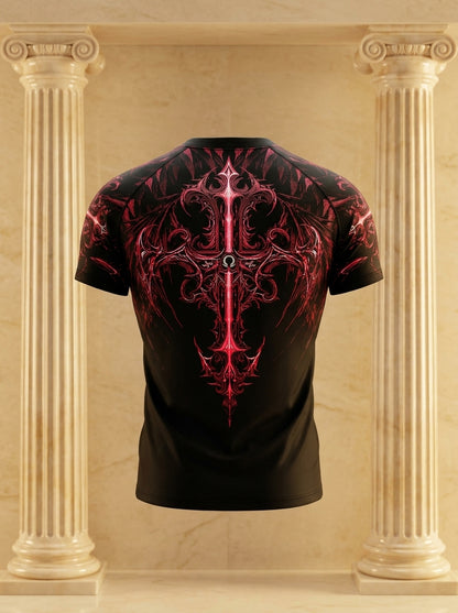 Void Tech™ Fallen Knight Short Sleeve Compression [RUBY]