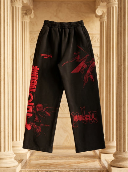2128 - AOT© x YLA Baggy Joggers The Hunters