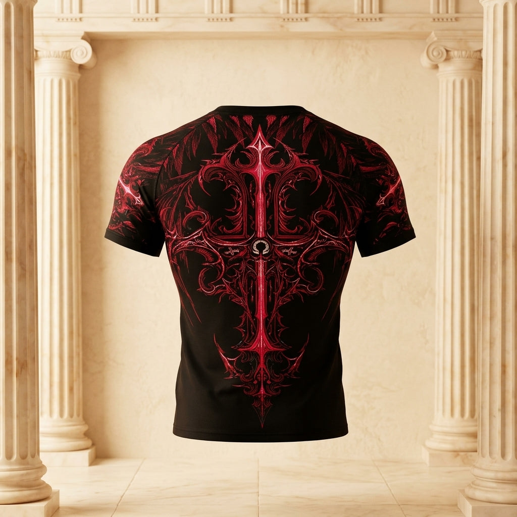 Void Tech™ Fallen Knight Short Sleeve Compression [RUBY]