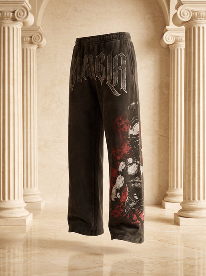 2097 - YLA x Axel - Spartan Sweats Black/Red